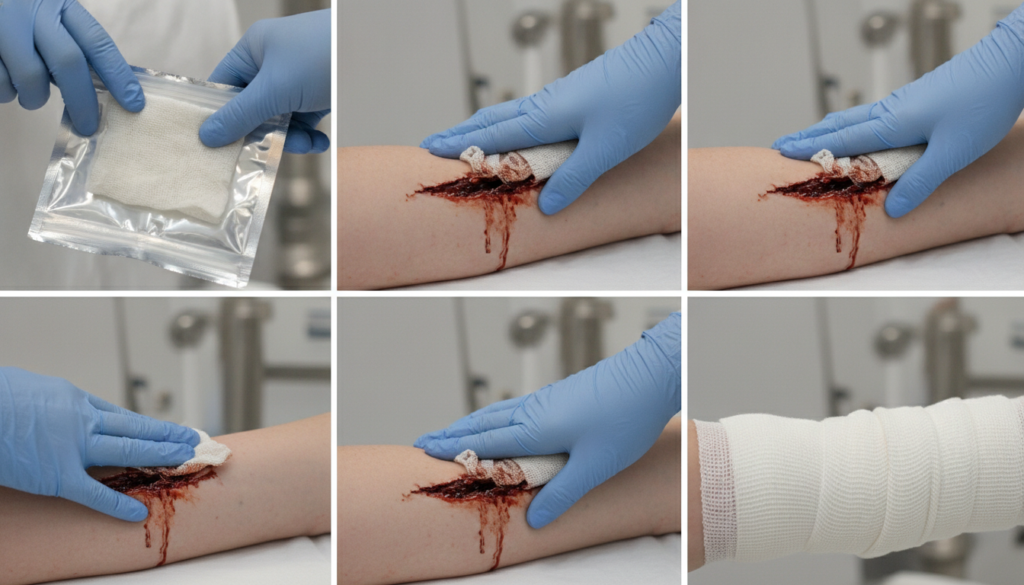 découvrez comment utiliser un coussin hémostatique pour stopper rapidement et efficacement une hémorragie. guide pratique étape par étape pour une intervention d'urgence réussie.