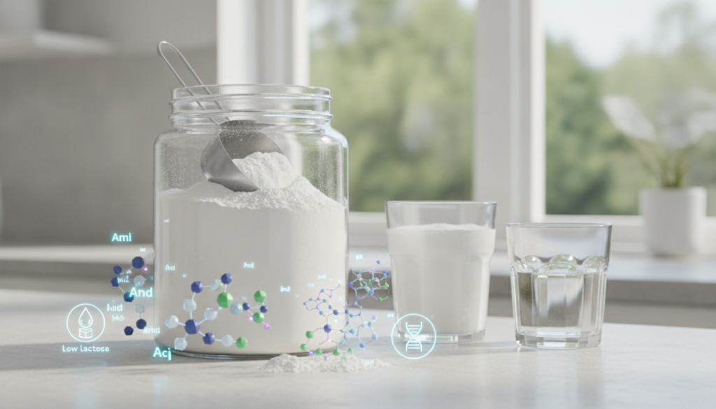 découvrez pourquoi choisir la whey isolate, ses composants clés et les nutriments essentiels qu'elle apporte pour optimiser votre nutrition sportive.