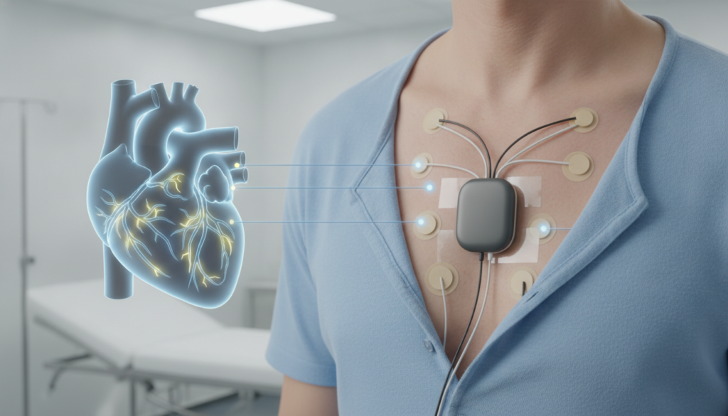 découvrez le fonctionnement du holter cardiaque, un dispositif de surveillance continue du rythme cardiaque, et apprenez comment il s'implante facilement pour un suivi médical efficace.
