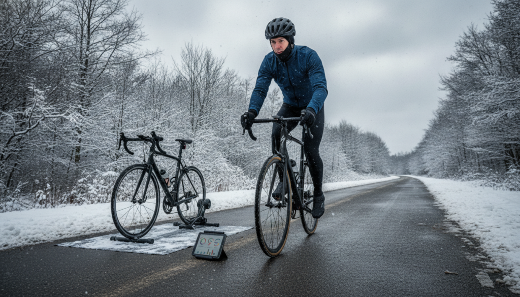 découvrez comment ajuster votre entraînement de cyclisme en hiver pour rester motivé et progresser malgré le froid et les conditions difficiles.